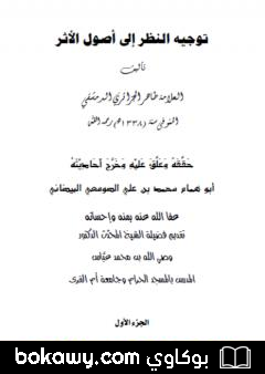 كتاب توجيه النظر إلى أصول الأثر – ج1
